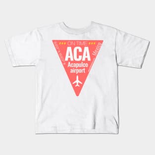 Acapulco airport Kids T-Shirt